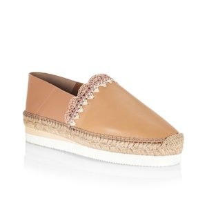 See by Chloé Glyn Leather Espadrilles